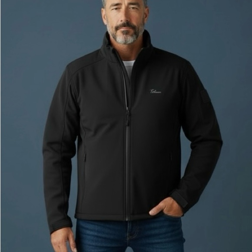 Officer Tatum Teton Softshell Jacket Black Men’s Tactical Performance Jacket 2X